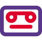 Audio tape with less bitrate recording and outdated system icon