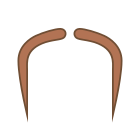 Fu-Manchu-Schnurrbart icon