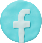 Facebook entouré icon