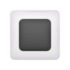 bouton-carré-blanc-emoji icon