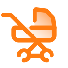 Kinderwagen icon