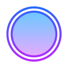Ausgefüllter Kreis icon