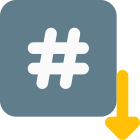 Hashtag Drop icon