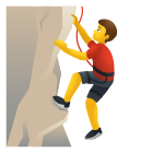 arrampicata umana icon