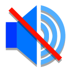 Sin audio icon