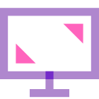 TV widescreen icon