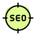 Serach engine optimization work on a target icon