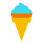 Helado en Waffle Cone icon