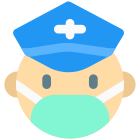 Pilot with Mask icon