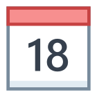 Calendar 18 icon