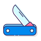 canivete externo-camping-flaticons-lineal-color-flat-icons-3 icon