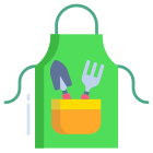 Gardening Apron With Tools icon