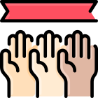 Hands Up icon