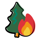 incendio forestal icon