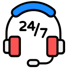 24/7 Support icon