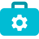 Business software maintenance and configuration setting icon