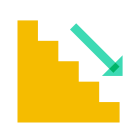 Treppe runter icon