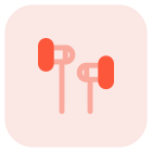 Good quality audio from the wired headphone icon