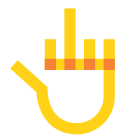 가운데 손가락 icon