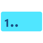 Formulario de entrada de números icon