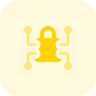High security authentication connected with multiple nodes icon