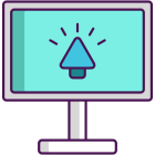 외부-컴퓨터-디스플레이-컴퓨터-과학-플랫아이콘-선형-색상-플랫-아이콘-2 icon