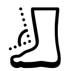 Angolo del piede icon