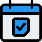 Agenda or to-do list in upcoming calendar event icon