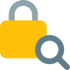 Search Lock icon