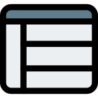 Web page dashboard layout in stripes patterns icon