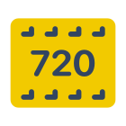 高清720p icon