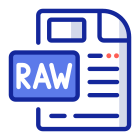 raw file icon