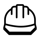 Casco di sicurezza icon