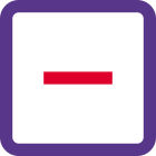 Blocked action sign with discontinuation stop symbol icon
