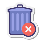 删除垃圾箱 icon