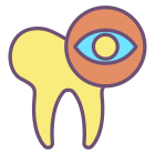 externe-zahnärztliche-untersuchung-dental-icongeek26-linear-color-icongeek26-1 icon