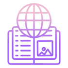 Book Globe icon