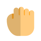 Hand finger squeeze gesture to close all application running icon