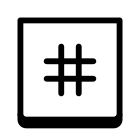 Hash icon