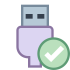 USB verbunden icon