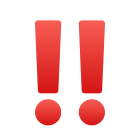 double-point d'exclamation-emoji icon