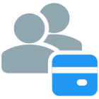 Financial information of a group of peers layout icon