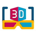 3d Glasses icon