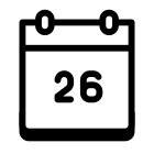 Calendar 26 icon