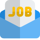 Invitation letter for new job seekers candidate selection icon