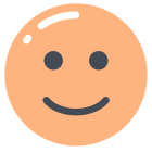 leicht lächelndes Gesicht-Symbol icon