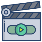 Clapperboard icon