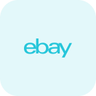 Ebay an e-commerce website that facilitates consumer-to-consumer icon