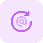 Reload email contact icon