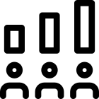 externe-analytische-Kandidaten-Umfrage-Balkendiagramm-Ergebnis-Statistik-Stimmen-regulär-tal-revivo icon